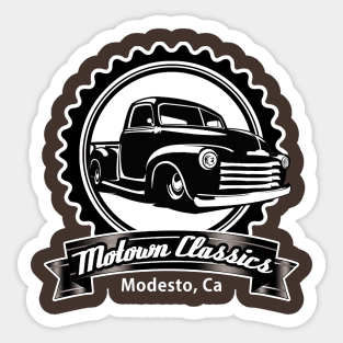 Motown Classics Car Club 50s Pickup Sticker